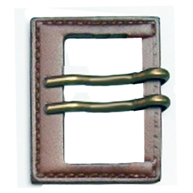 Double Prong leather buckle